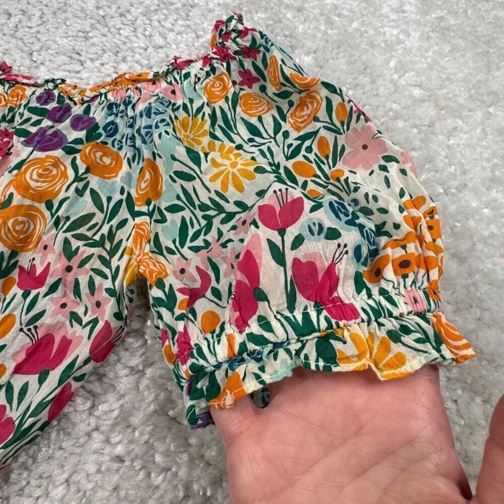 Olivia James The Label Floral Crop Off The Shoulder Top - Picture 5 of 8